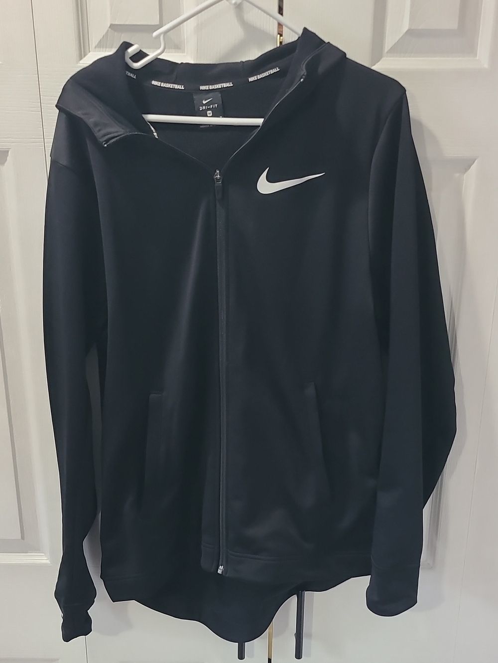 Nike Basketball Black Full-Zip Performance Hoodie Jacket